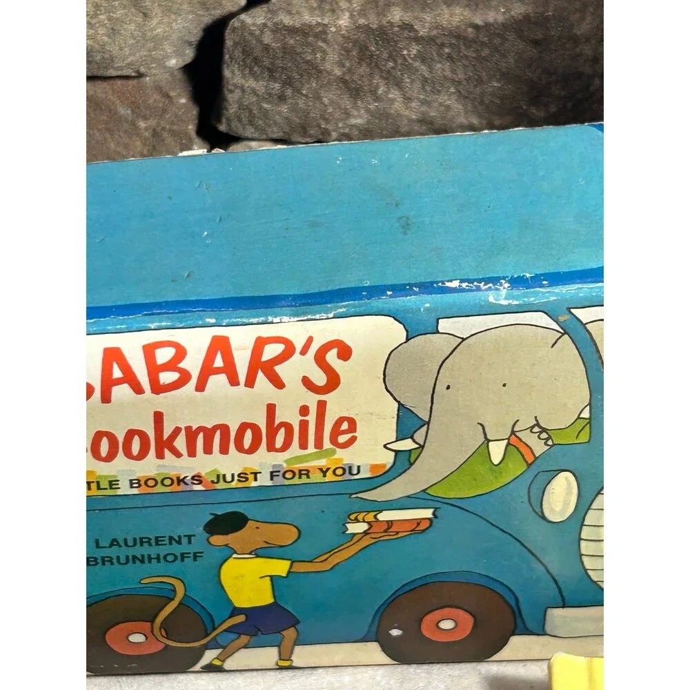 Laurent De Brunhoff Babar's Bookmobile Vintage 1st Edition Box Set (1974)